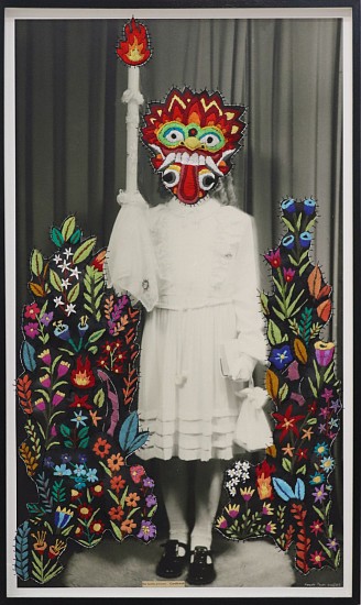 Hannalie Taute, The lovely Princess Candlewick
Photographic print on board, thread and rubber