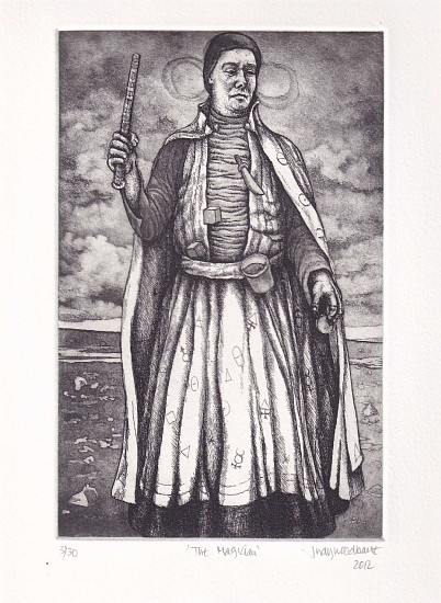 Judy Woodborne, The Magician
etching