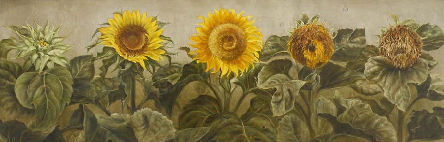 Claude Jammet, Sun Cycle
oil on paper on canvas
