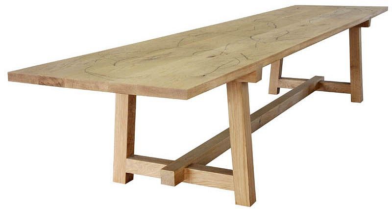 James Mudge with Willem Boshoff, Dada Table
oak wood