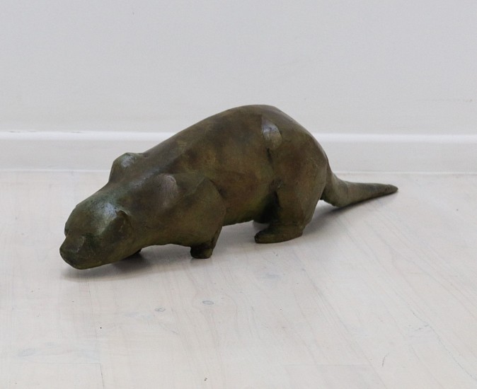 Theo Megaw, Otter Poised
bronze