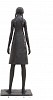 grace da costa menina bronze edition of 8 height 100cm back