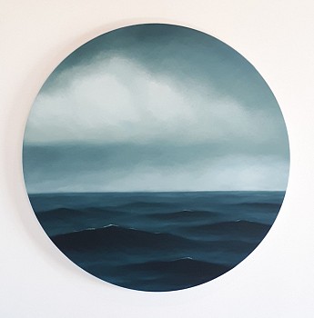 louis nel 05 09 2021 oil on canvas 70cm diam