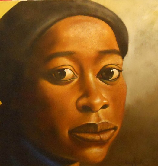 Velaphi Mzimba, The Widow
acrylic on canvas