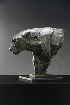 s108y cheetah bust maquette