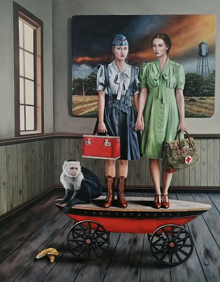 Angela Banks, The Daisy Girls
oil on canvas