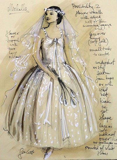 Peter Cazalet, Michelle (Possibility 2)
mixed media on paper