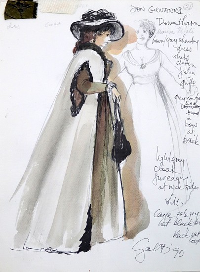 Peter Cazalet, Don Giovanni (Donna Elvira)
mixed media on paper