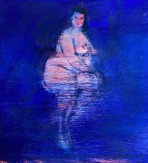Louise Mason, Blue Mood II
oil on panel