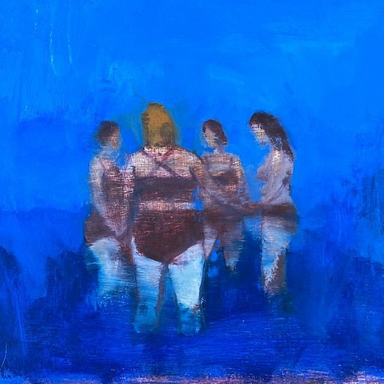 Louise Mason, Blue Mood IV
oil on panel