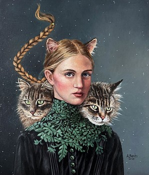 angela banks comforters oil on paper 40 x 30cm.jpeg