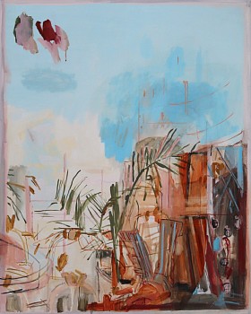 jeanne hoffman arches gathering energy acrylic on canvas 100 x 80cm gkac