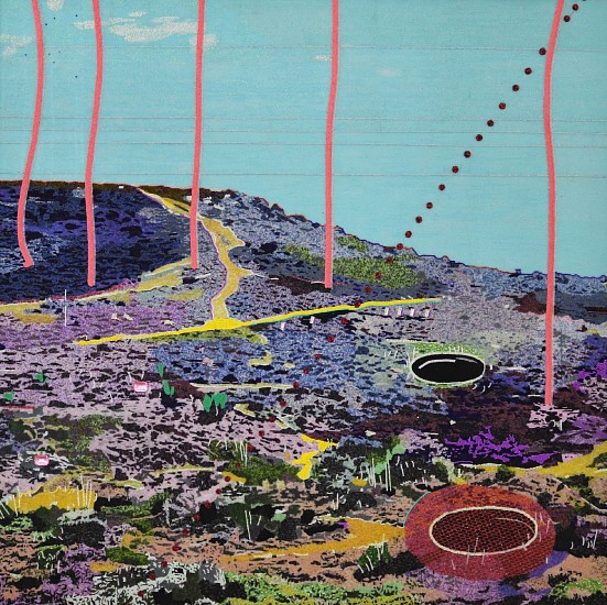 Liza Grobler, Diepkyk
glass seed beads on board