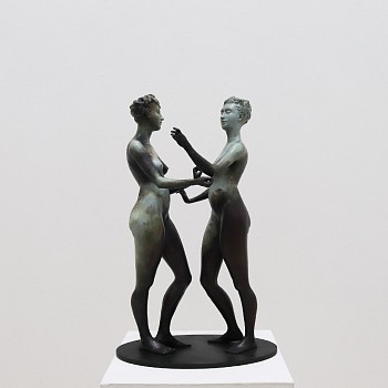 andre serfontein two ladies bronze edition 1 of 16 side