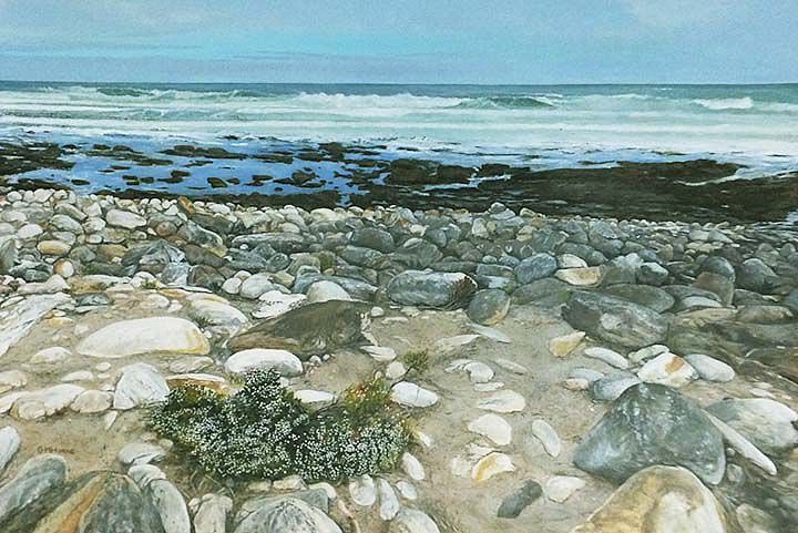 Geoff Horne, On the Rocks
acrylic on canvas