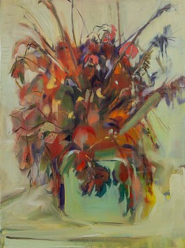 hoogervorst flowers in the studio i oil on canvas 80 x 60cm