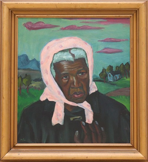 Maggie Laubser, Portrait of a Woman (Dollie Eentand)
oil on canvas