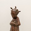 theo megaw small girl with rabbit bronze edition sp3 gkx 13487 detail