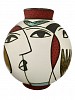 charmaine haines abstract portrait vessel ceramic 41 x 36 x 36 cm gkac