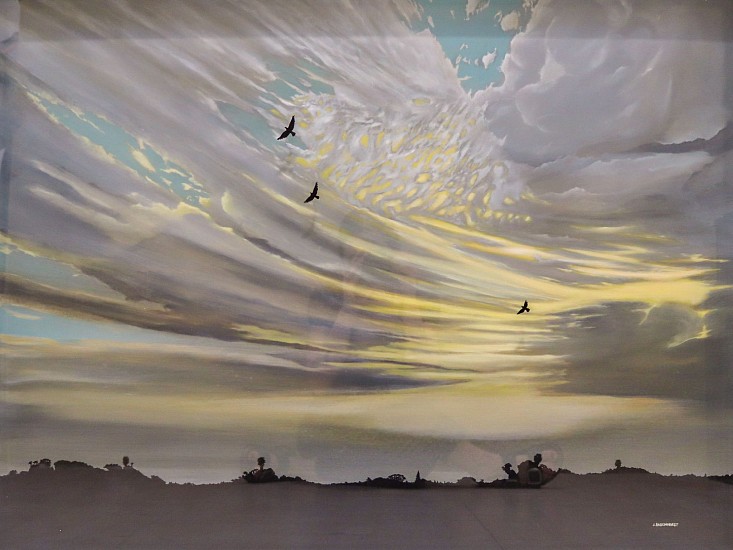 Johann Badenhorst, Dawn
oil on board and glass