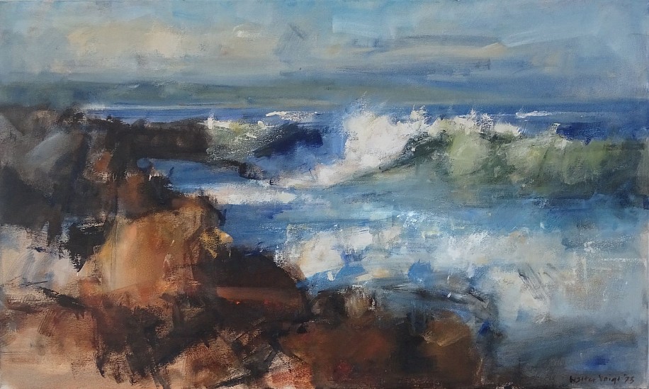 Walter Voigt, Seascape with View of Keurboomstrand
oil on canvas