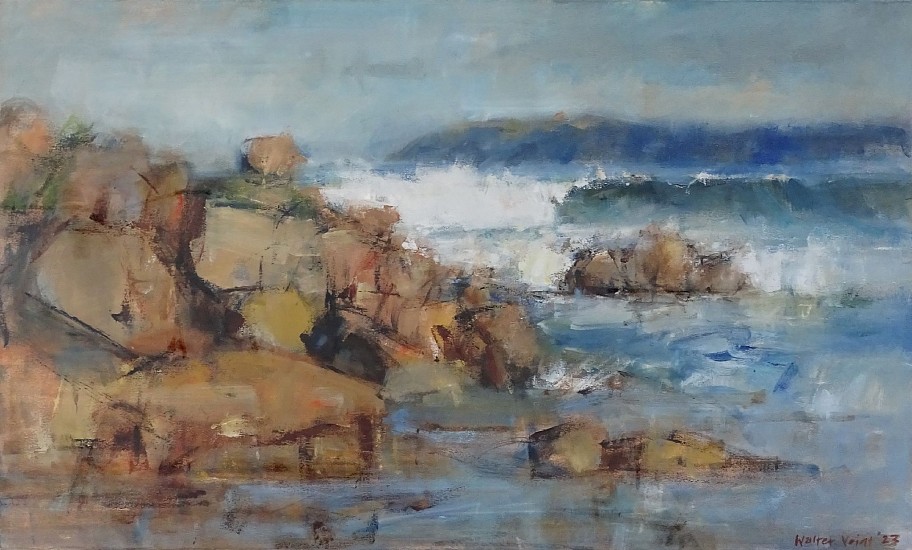 Walter Voigt, Seascape with view of Robberg
oil on canvas