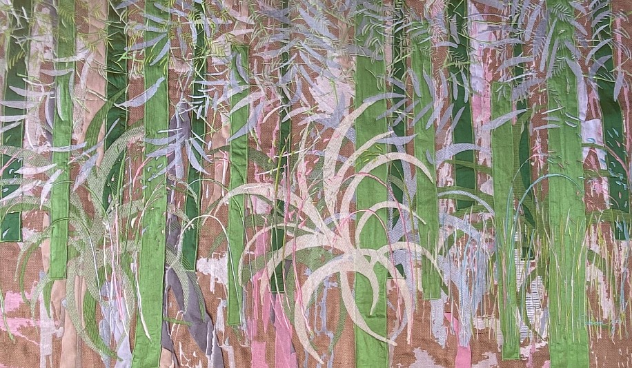 Arabella Caccia, Woodland, Zimbabwe
embroidery and applique on silk