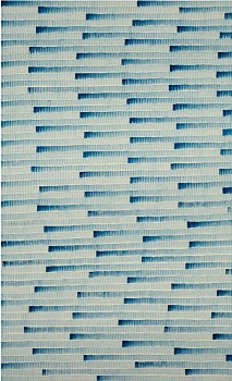 cathy abraham sequential blue triple life oil on italian cotton canvas 180 x 108cm gkac