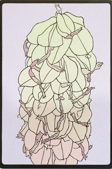 Guy Thesen, Seedpod
acrylic on wood