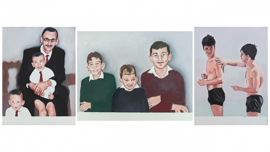 Leon Vermeulen, The Boys I-III
oil on canvas
