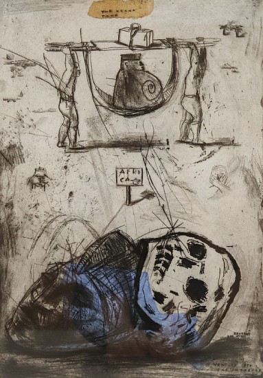 Deborah Bell, Ubu Series: The Grand Tour
drypoint & chine colle