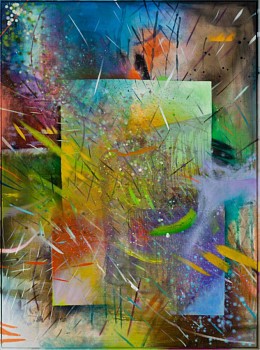 matthew hindley enkindling my fog with a heavenly ray i 1475 x 1925mm oil on italian polycotton with painted wooden frame