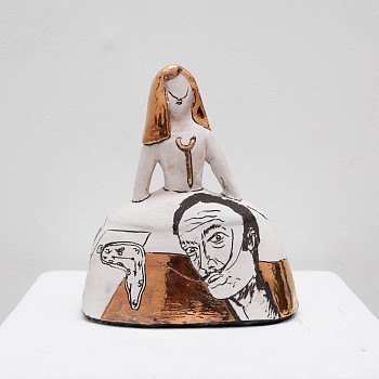 las meninas dali ceramic