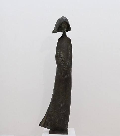 Theo Megaw, Girl with Rose
bronze