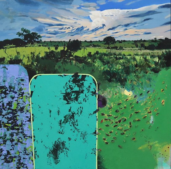 Jaco Roux, Green Satara II
oil on canvas