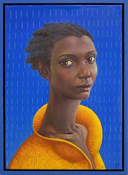 andre serfontein the silent messenger oil on canvas 35 x 25cm gkac