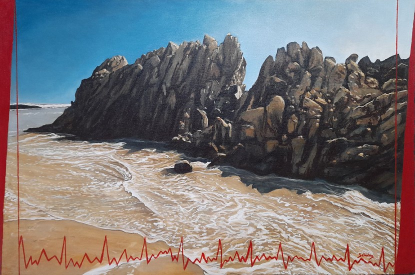 Greg Schultz, Pulse (Buffelsbaai)
oil on canvas