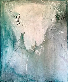 emma c. aspeling opening mixed media on canvas 150 x 180 cm unframed