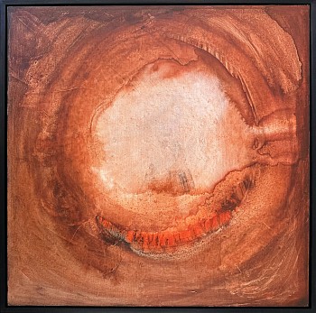 emma c. aspeling portal acrylic and ink on board 40 x 40 cm framed