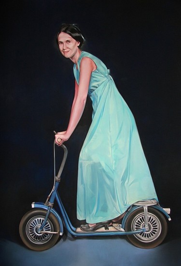 Hanneke Benade, Skoeter / Scooter
soft pastel on white cotton paper