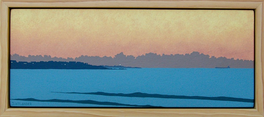 Jannie Uitlander, Study for ship passing into the night
acrylic on wood