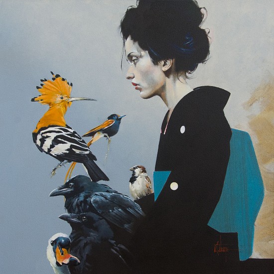 David Thorpe, Chignon
oil on canvas