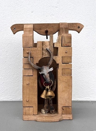 Cecile Heystek, Balsamic Moon
oak, brass, oil colour