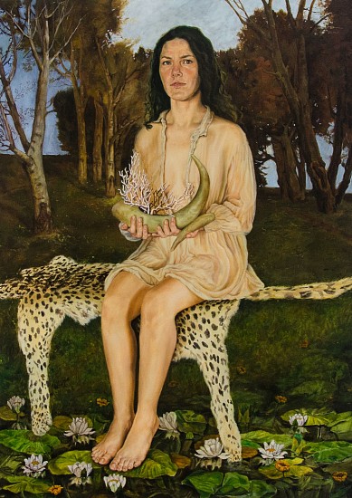 Marinda Combrinck, Bird's Nest and The Garden Tableau
oil on canvas