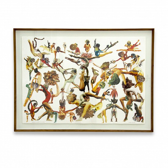 Dirk Jacobus Uys, Nothing to see here, move along
collage on fabriano paper