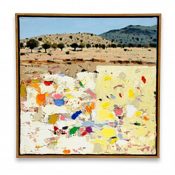 jaco roux blouberg i 2025 oil on canvas 45 x 45cm