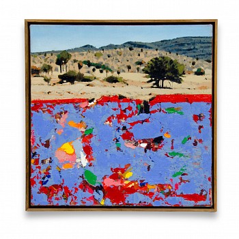 jaco roux blouberg ii 2025 oil on canvas 45 x 45cm