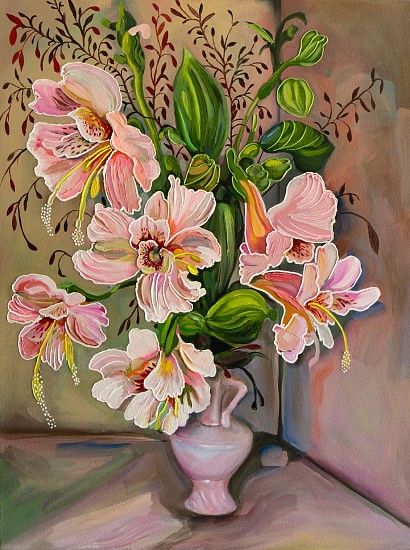 Lee-Ann Heath, Blushing Bouquet
oil on canvas
