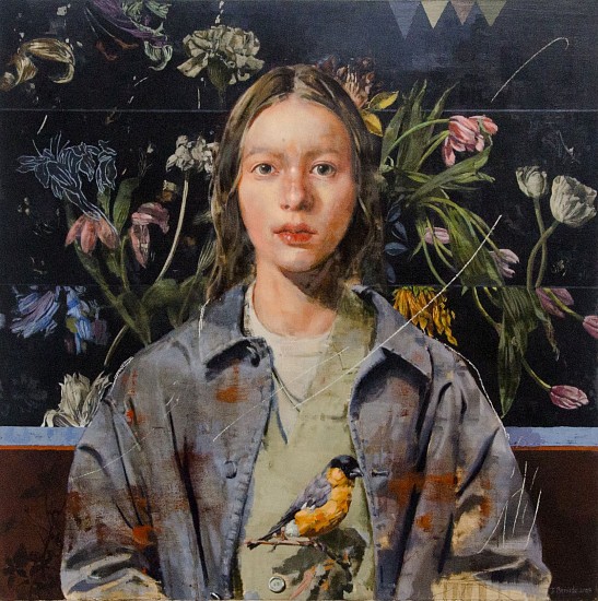 Jaco Benade, The Unknown Girl
oil on canvas