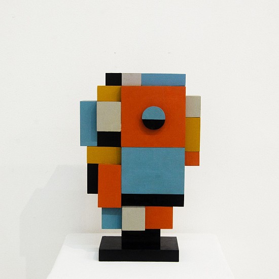 Louis Nel, Pixel Totem 21
wood,paint,epoxy varnish
